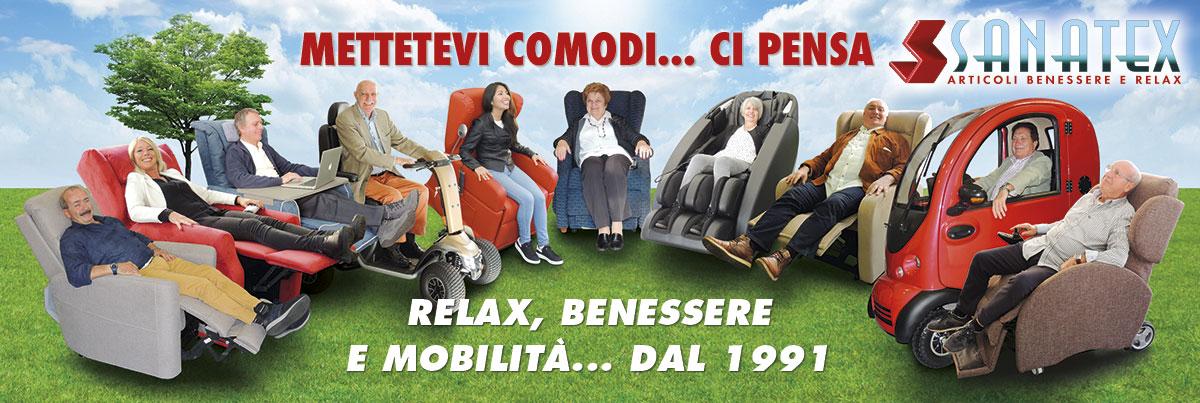 poltrone relax e scooter elettrici per anziani e disabili