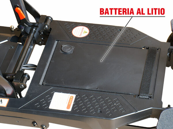BATTERIA AL LITIO ESTRAIBILE SCOOTER ANZIANI PIEGHEVOLE TRASPORTABILE
