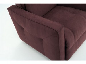 Dettaglio braccioli poltrone relax reclinabili