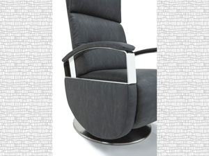 Dettaglio bracciolo poltrone relax design