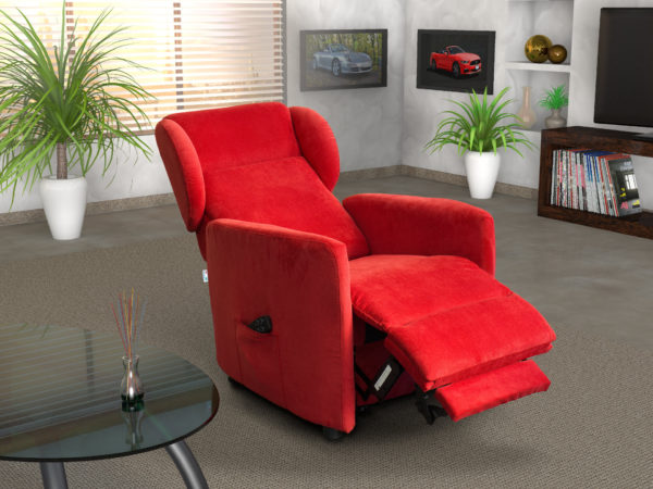 ITALIAN DESIGN POLTRONA 2 MOTORI POSIZIONE RELAX