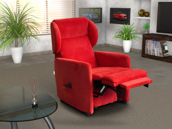 ITALIAN DESIGN POLTRONA RELAX 2 MOTORI POSIZIONE TV