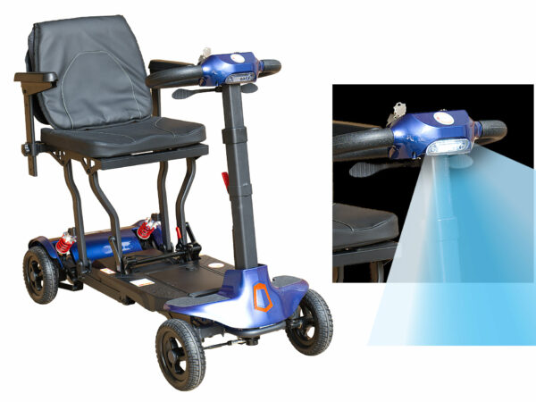 LUCE LED ANTERIORE SCOOTER ELETTRICO PIEGHEVOLE TRASPORTABILE PER ANZIANI E DISABILI