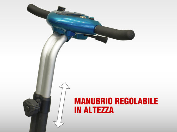 MANUBRIO REGOLABILE IN ALTEZZA SCOOTER PIEGHEVOLE PER DISABILI E ANZIANI