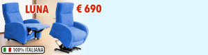 OFFERTA POLTRONA RELAX ANZIANI RECLINABILE ALZAPERSONA LUNA slider