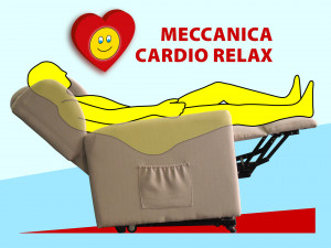 PICCOLA POLTRONA ANZIANI MECCANICA CARDIO RELAX