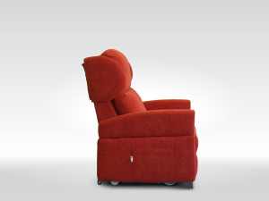 POLTRONA DISABILI 6 MOTORI ELEVABILE CARDIO RELAX BASCULANTE CON BRACCIOLI FIANCHI STACCABILI