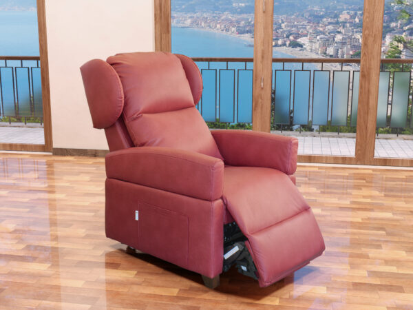POLTRONA DISABILI 6 MOTORI MOVIMENTI INDIPENDENTI SCHIENALE PEDIERA CARDIO RELAX RUOTE A SCOMPARSA