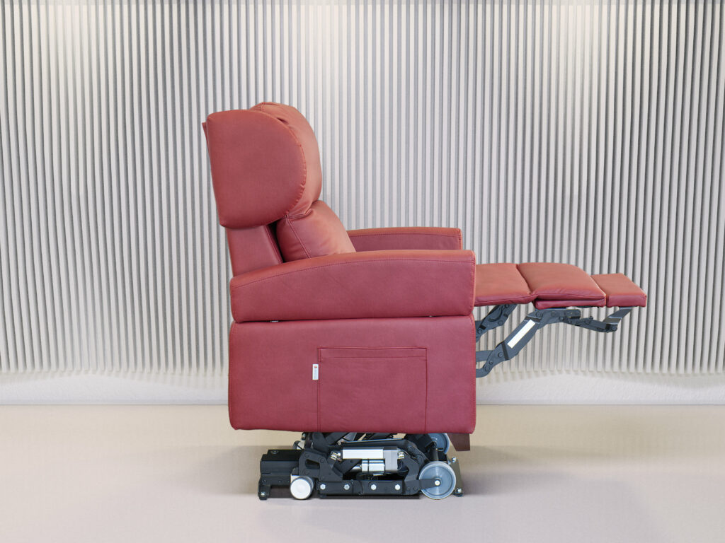 POLTRONA DISABILI E ANZIANI MULTIFUNZIONE POSIZIONE TV ELEVATA 25 CM