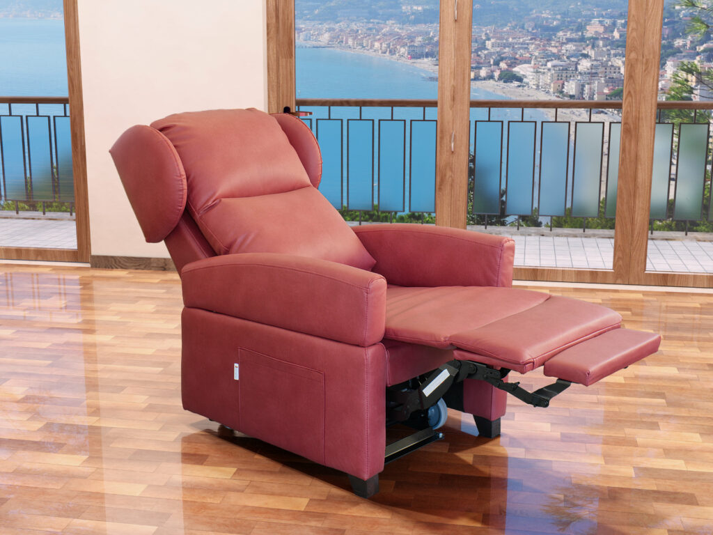 POLTRONA DISABILI PORTATA XL 180 KG POSIZIONE GRAN RELAX RIPOSO