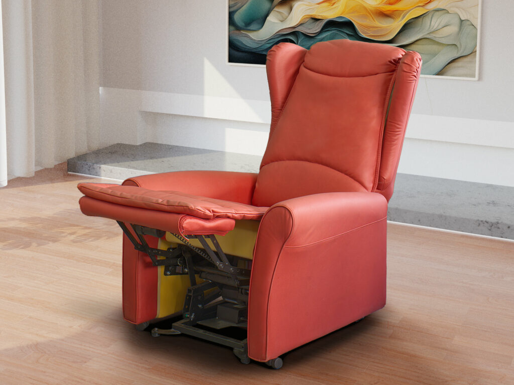 POLTRONA MASSAGGIO SHIATSU POSIZIONE TV LETTURA GAMBE SOLLEVATE