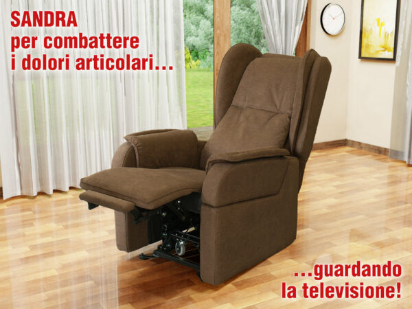 POLTRONA MEDICALE PER ANZIANI POSIZIONE TV