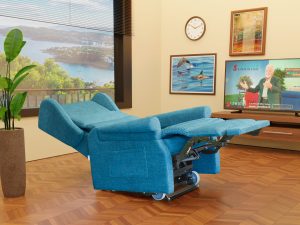 Poltrona relax disabli anziani XXL cardio relax 7 motori in posizione zero gravity King size 200 cm