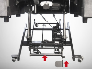 ROLLER SYSTEM INSERITO POLTRONA CON BRACCIOLI STACCABILI