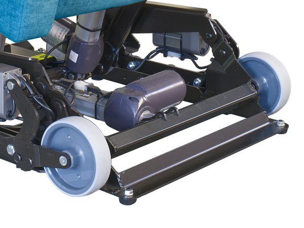 Ruote grandi anteriori poltrona cardio relax disabli anziani 7 motori XXL 250 kg XL 200 cm