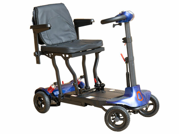 SCOOTER ELETTRICO PER ANZIANI TROLLEY PIEGHEVOLE TRASPORTABILE