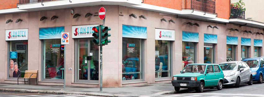 SEDE E SHOWROOM SANATEX A TORINO IN CORSO VERCELLI 89/C