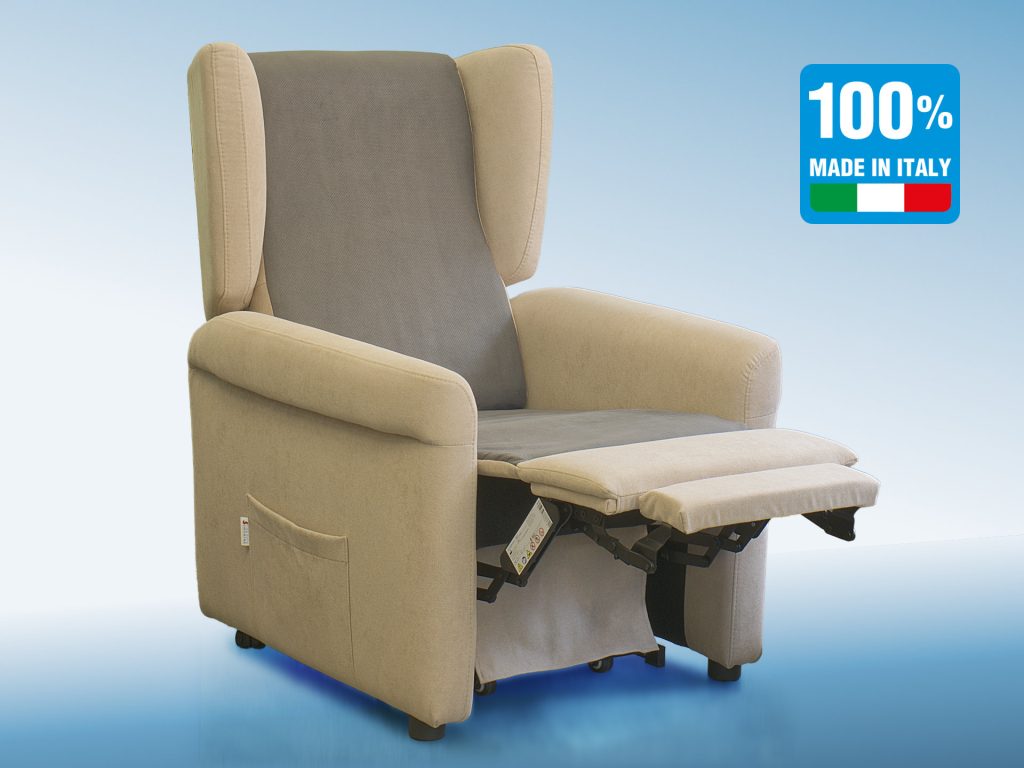 design moderno e funzionale poltrona relax ventilata 100x100 made in italy