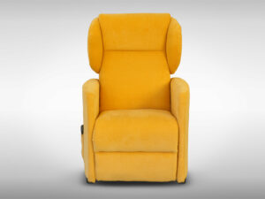 design poltrona relax 3 motori anziani memory foam supporto lombare regolabile