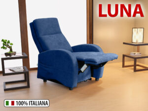 offerta poltrona relax queens blue ocean