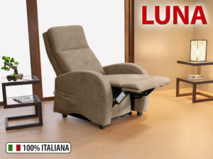 offerta poltrona relax queens cammello