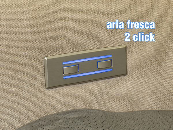 poltrona relax con ventilazione fresco al minimo led acceso 2 click
