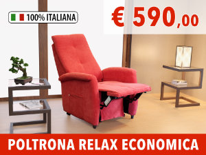 poltrona relax economica 100x100 italiana offerta € 490