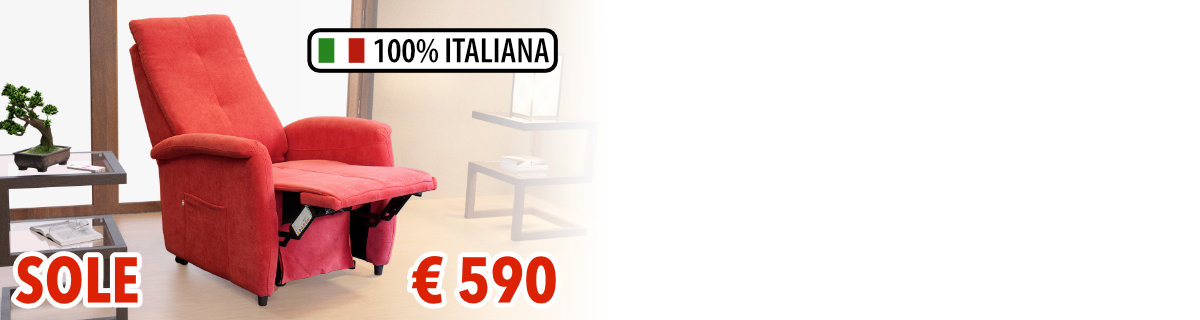 poltrona relax economica € 590