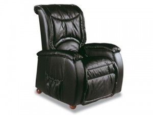 poltrona relax massaggiante ANNA in eco pelle nera