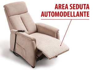 poltrona relax piccola seduta auto modellante
