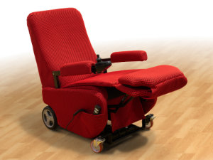 poltrona robotica posizione relax tv