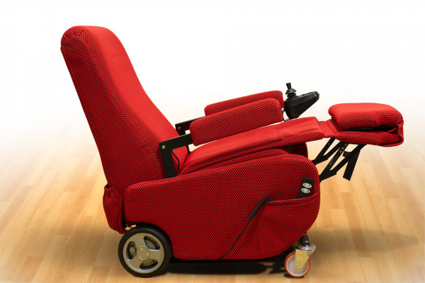poltrona robotica posizione tv relax pediara alta