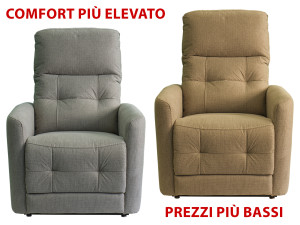 poltrone relax 4 motori prezzi bassi