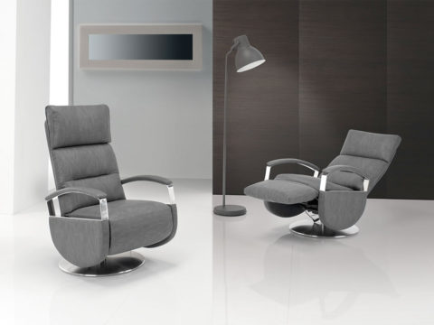 poltrone relax design grigie