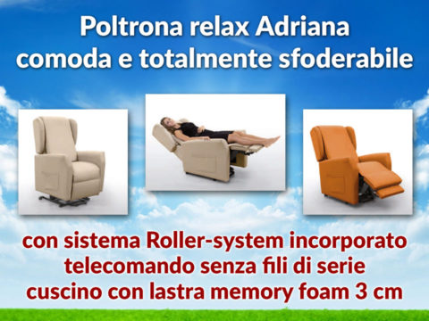 poltrone sfoderabili con roller-system