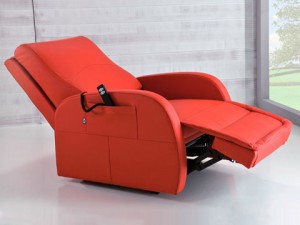 poltrona speciale extra large XXL in posizione distesa - letto
