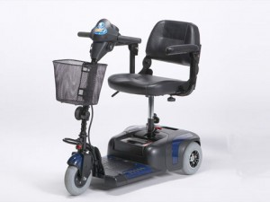 scooter elettrico anziani disabili uso cittadino MINI blu