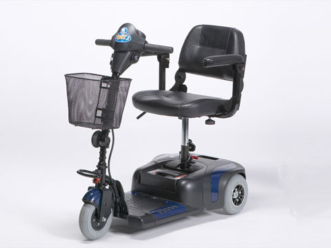 scooter elettrico anziani disabili uso cittadino MINI blu