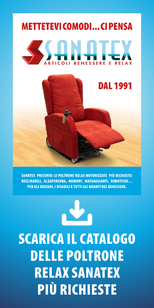 CATALOGO POLTRONE RELAX ANZIANI DISABILI RECLINABILI MOTORIZZATE SANATEX