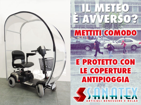 COPERTURE PER SCOOTER ANZIANI E DISABILI ANTIPIOGGIA