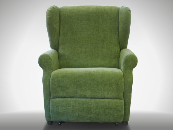 POLTRONA EXTRA LARGE ANZIANI DISABILI CLASSICA BERGERE VISTA FRONTALE