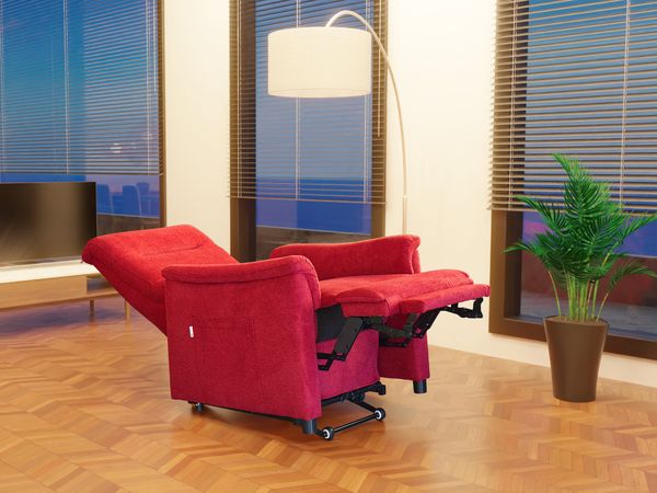 POLTRONA RELAX CON BRACCIOLI STACCABILI POSIZIONE LETTO CARDIO