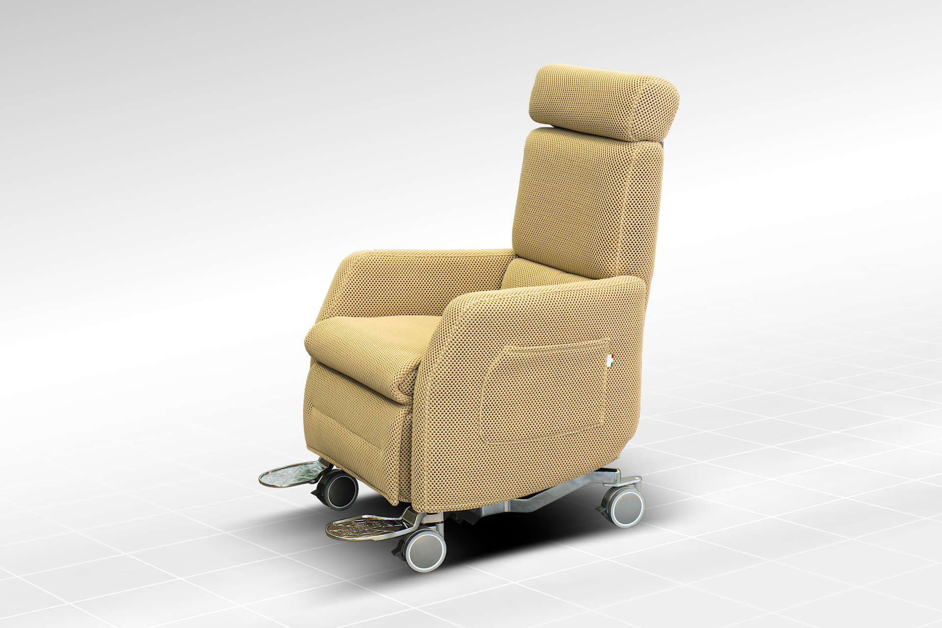 Poltrona relax con poggiapiedi per anziani e disabili spazio