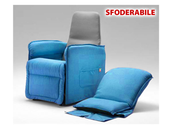 POLTRONA RELAX RICHIUDIBILE SFODERABILE