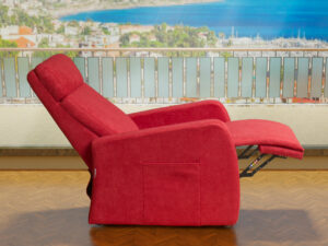 POLTRONA RELAX TRASPIRANTE PER ANZIANI CON MOLLE INSACCHETTATE FRESCO RELAX