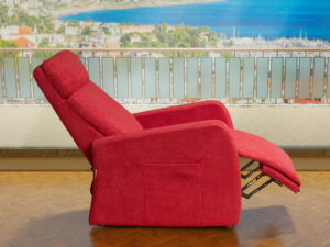 POLTRONA RELAX TRASPIRANTE PER ANZIANI CON MOLLE INSACCHETTATE GRAN RELAX