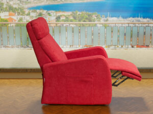 POLTRONA RELAX TRASPIRANTE PER ANZIANI CON MOLLE INSACCHETTATE LETTURA GRADEVOLE
