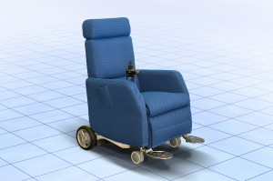 POLTRONA ROBOTICA CON ELEVAZIONE VERTICALE PIAN PARALLELA