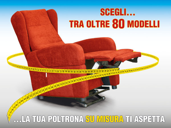 Poltrona relax su misura per anziani e disabili