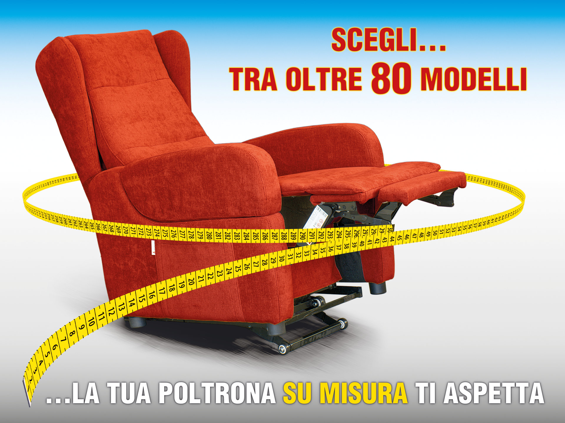 Poltrona relax su misura per anziani e disabili